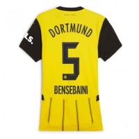 Maglia Calcio Borussia Dortmund Ramy Bensebaini #5 Prima Divisa Donna 2024-25 Manica Corta